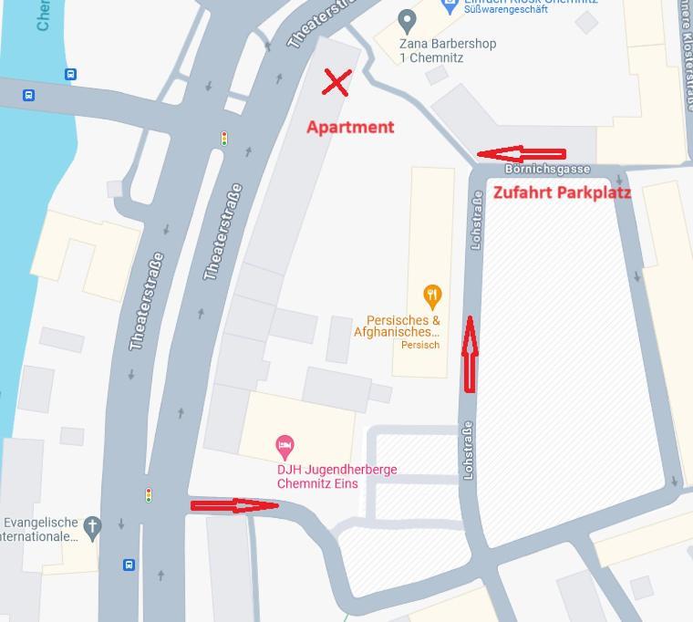 T21 - Apartment Direkt Im Zentrum Mit Parkplatz Κέμνιτς Εξωτερικό φωτογραφία